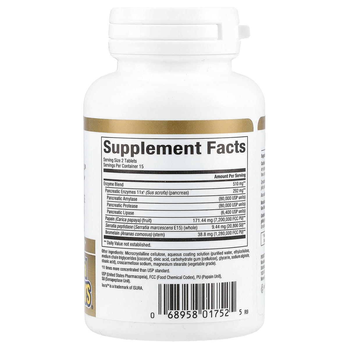 Natural Factors, Zymactive, 30 Enteric Coated Tablets