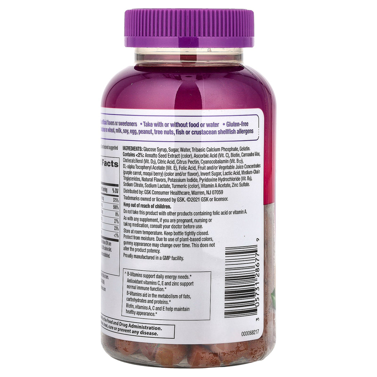 Centrum, Women Multigummies, Assorted Natural Fruit , 170 Gummies