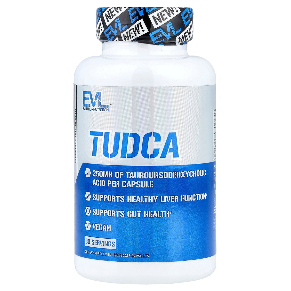 EVLution Nutrition, TUDCA, 250 mg, 30 Veggie Capsules