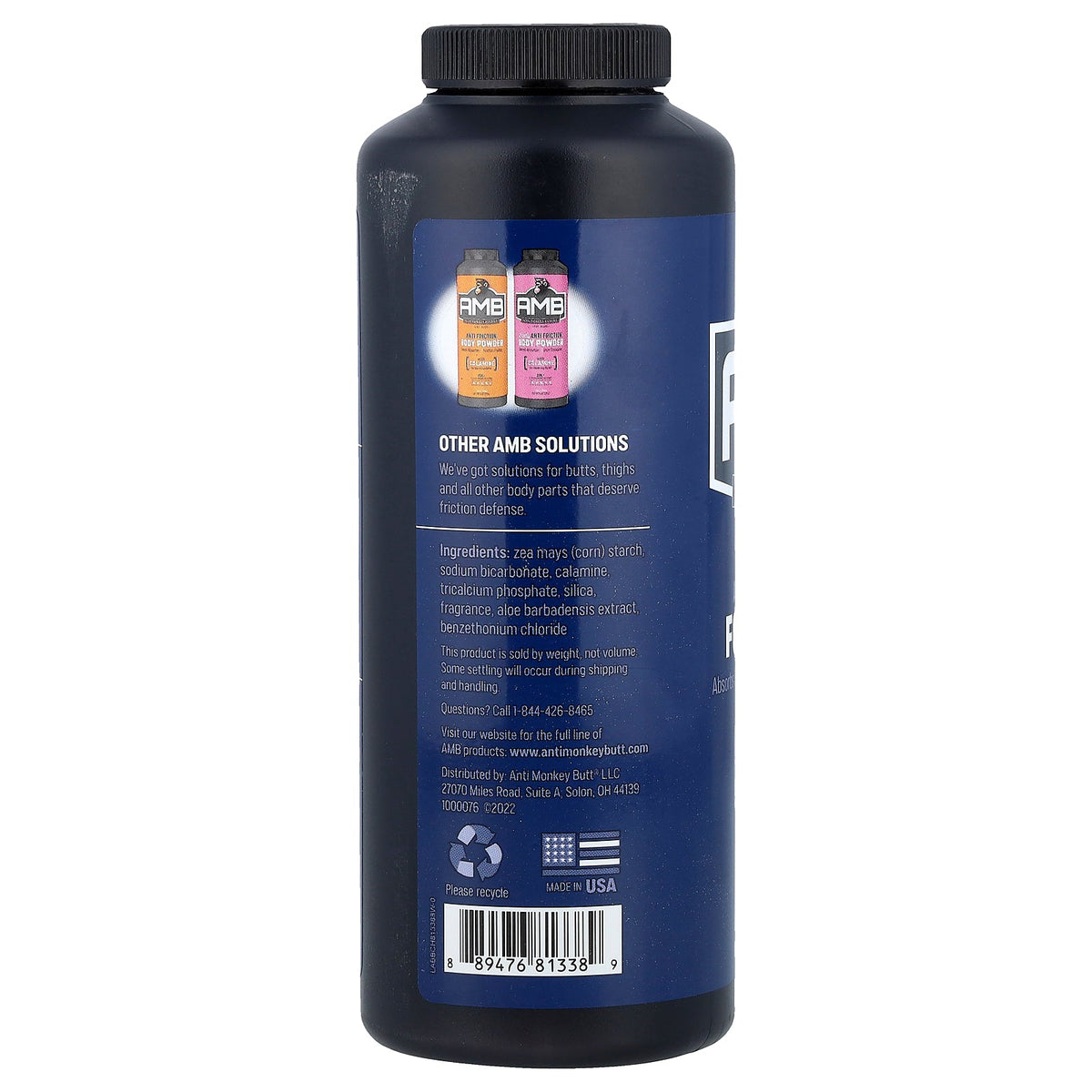 Anti Monkey Butt, Advanced Protection Foot Powder, 8 oz (226 g)
