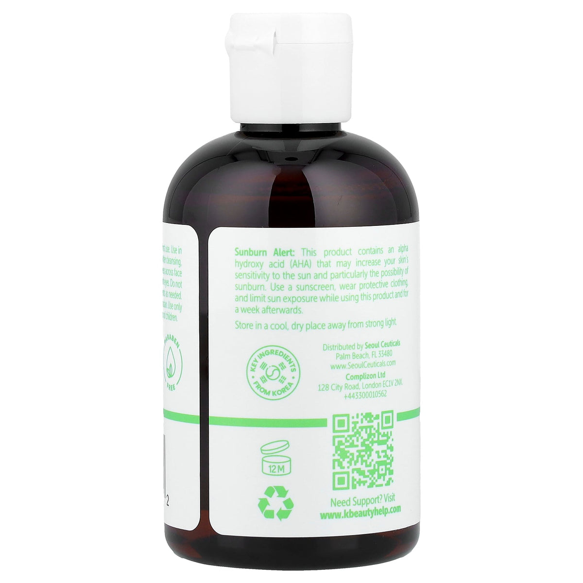 SeoulCeuticals, Exfoliating Toner, For Oily, Acne-Prone Skin, 4 fl oz (120 ml)