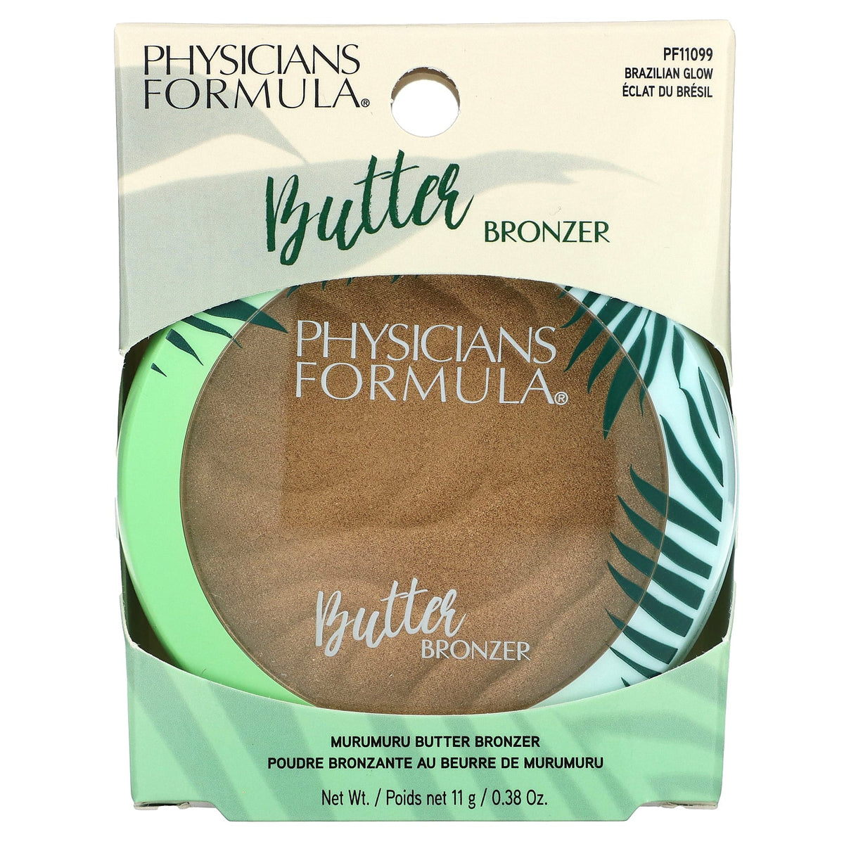 Physicians Formula, Murumuru Butter Bronzer, PF11099 Brazilian Glow, 0.38 oz (11 g)