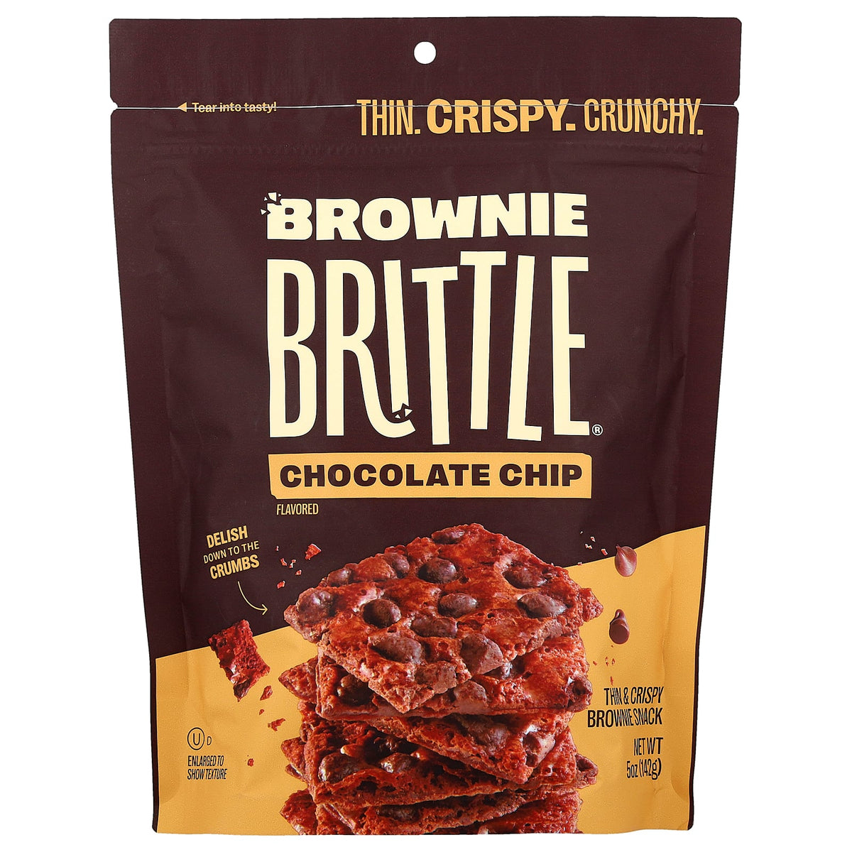 Sheila G's, Brownie Brittle®, Chocolate Chip, 5 oz (142 g)