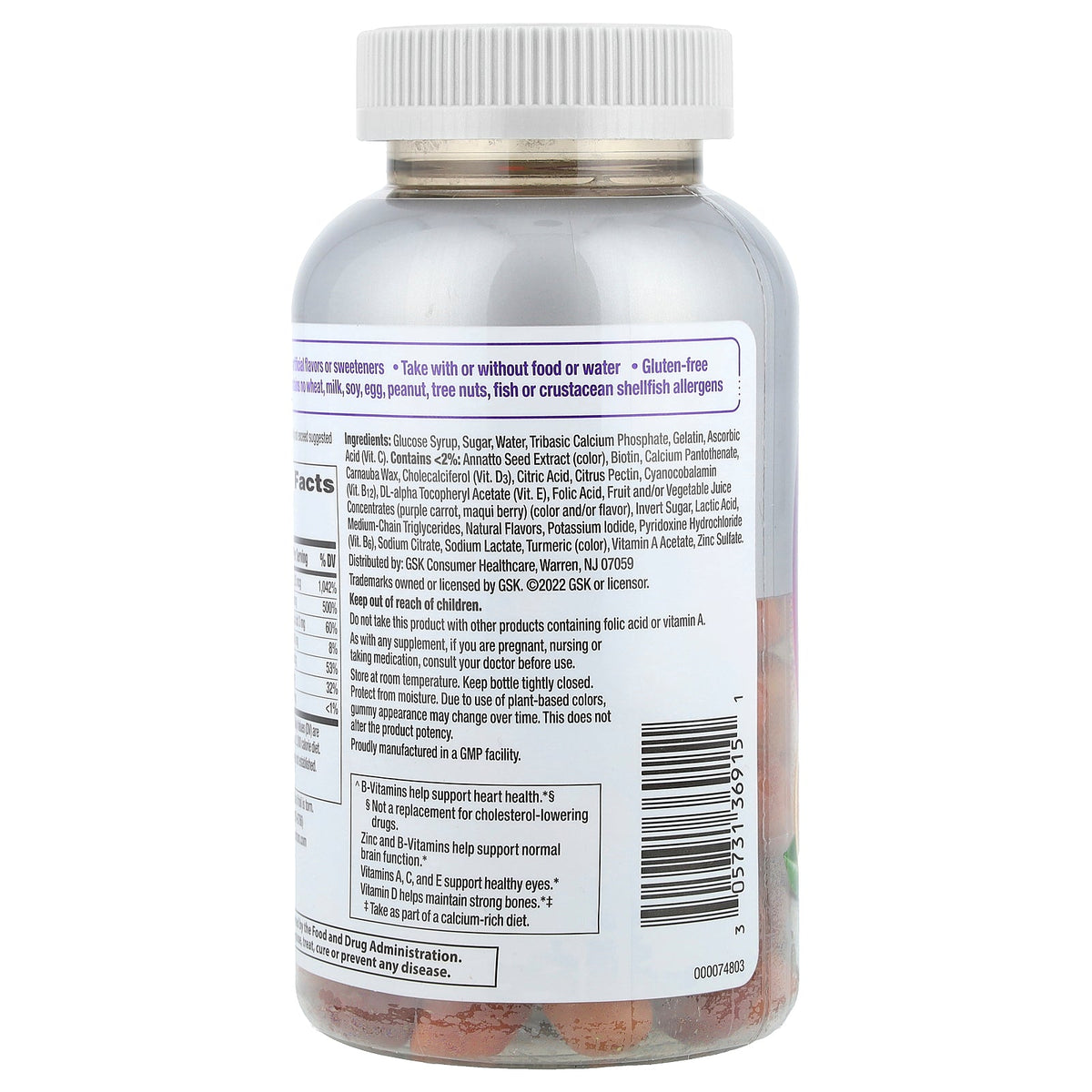 Centrum, Women 50+ Multigummies, Assorted Natural Fruit, 140 Gummies