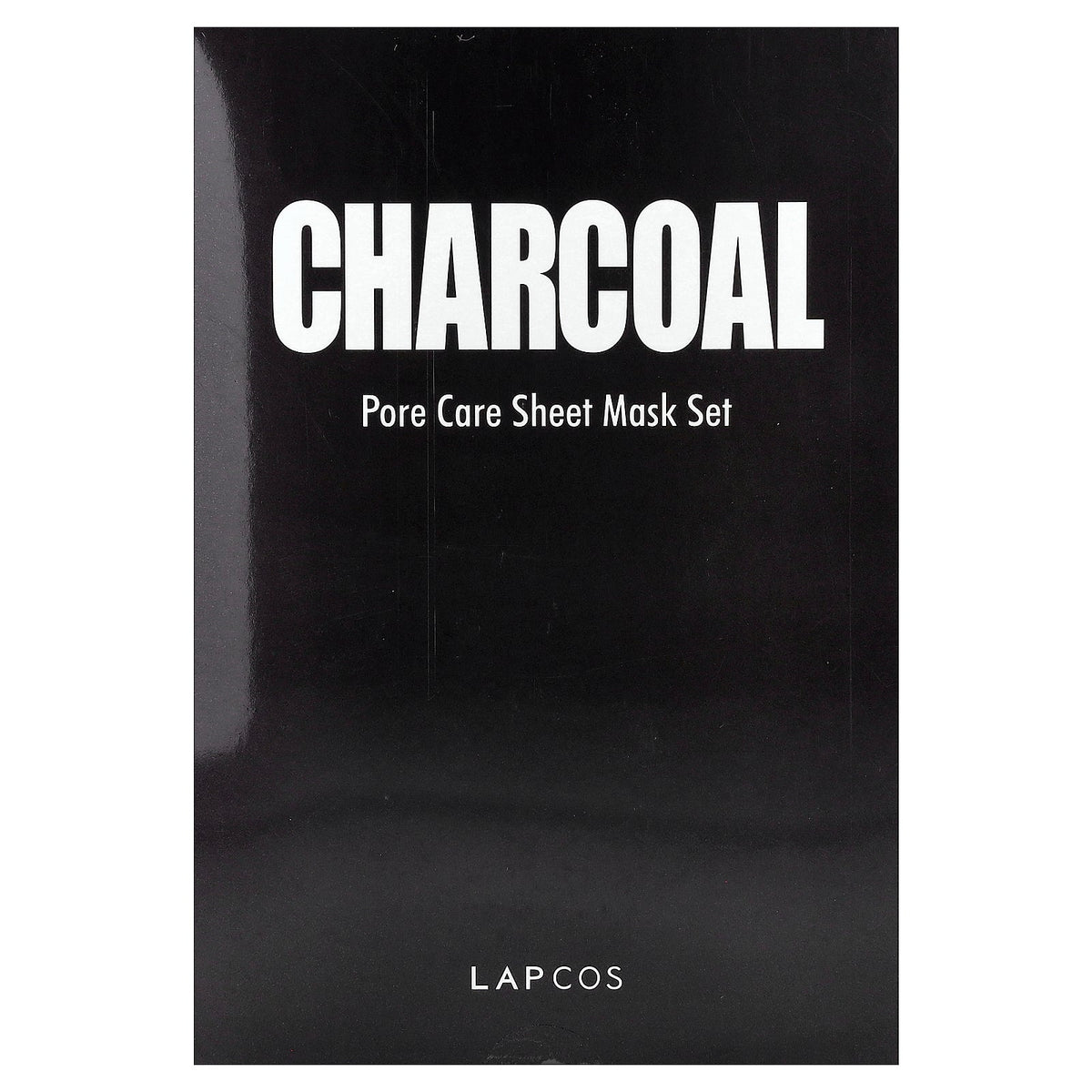 Lapcos, Charcoal Pore Care Sheet Beauty Mask Set, 5 Sheets, 0.84 fl oz (25 ml) Each
