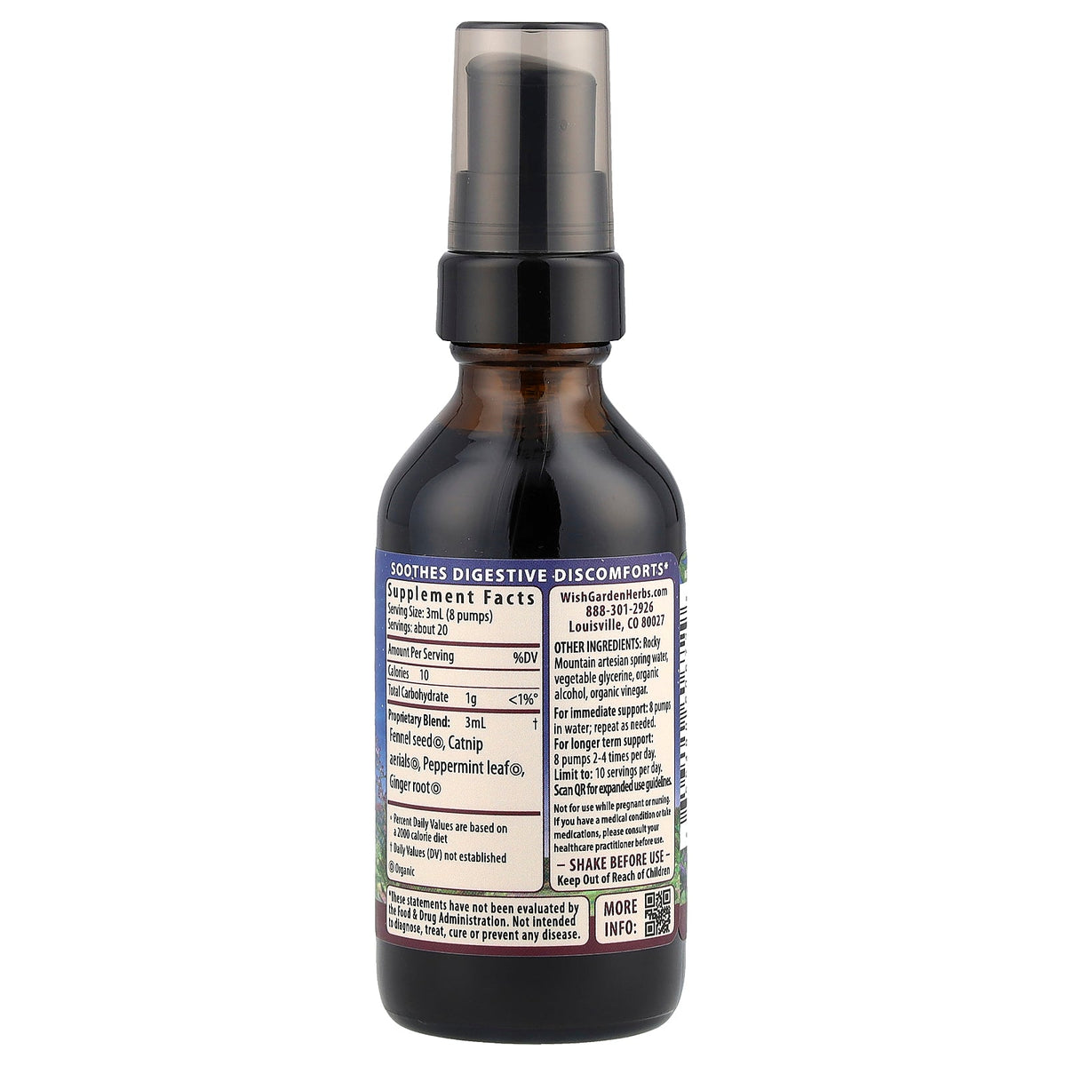 WishGarden Herbs, Digestive™ Rescue, 2 fl oz (59 ml)