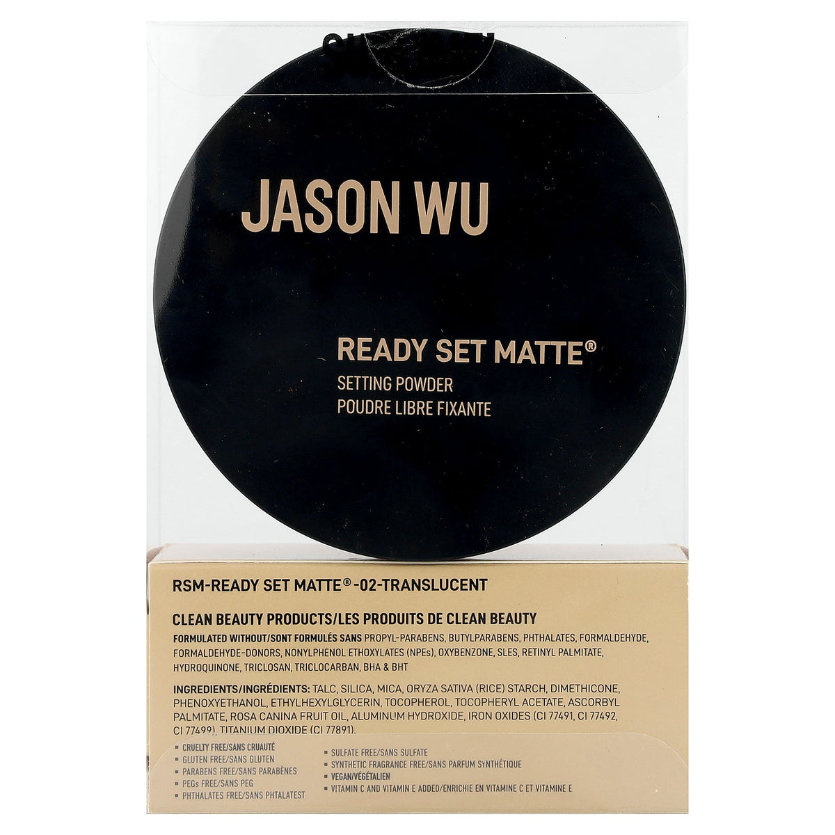 Jason Wu, Ready Set Matte®, Setting Powder, 02 Translucent, 0.85 oz (24 g)