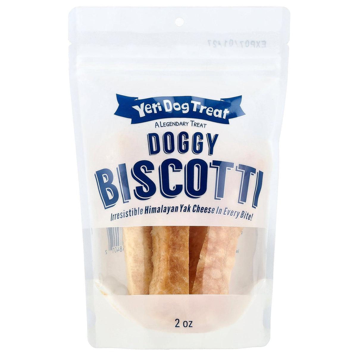 Yeti Dog Chew, Doggy Biscotti, 2 oz