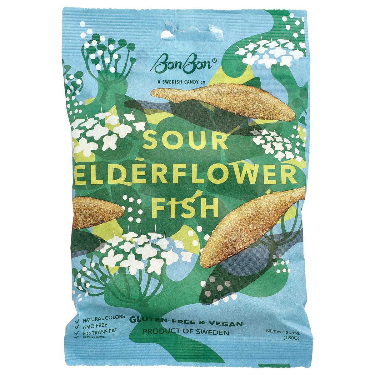 BonBon, Sour Elderflower Fish, 5.2 oz (150 g)