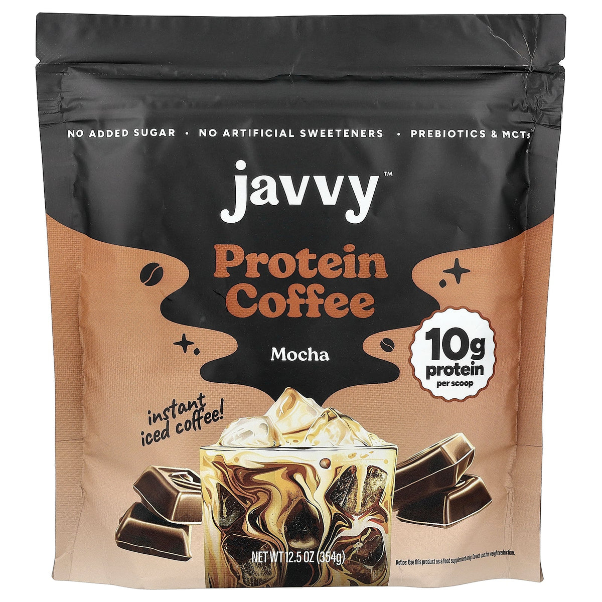 Javvy Coffee, Protein Coffee, Mocha, 12.5 oz (354 g)