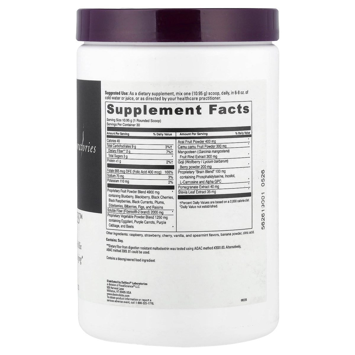 DaVinci Laboratories, Spectra Purples™, 11.59 oz (328.5 g)