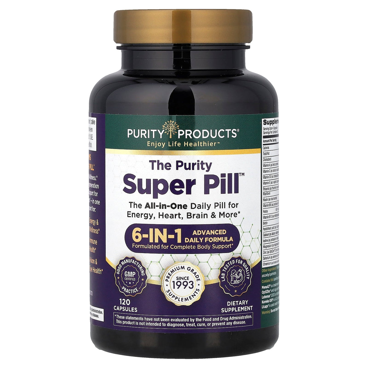 Purity Products, The Purity Super Pill™, 120 Softgels