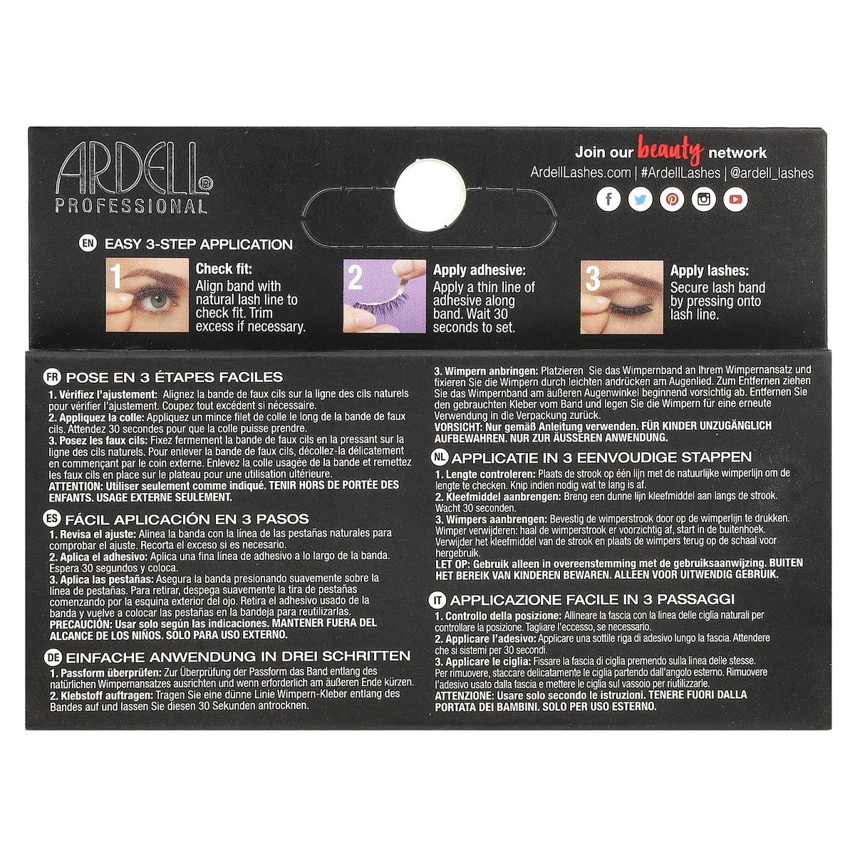 Ardell, Fauxmink Lashes, Wispies™, 1 Pair