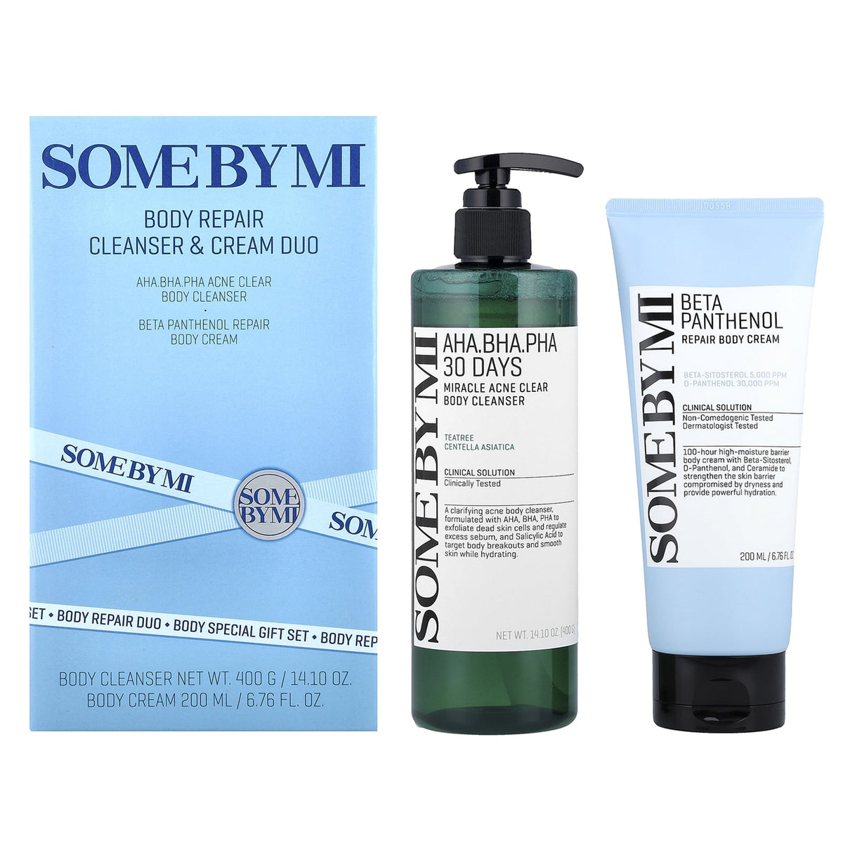 SOME BY MI, Body Repair Cleanser & Cream Duo, 2 Piece Set