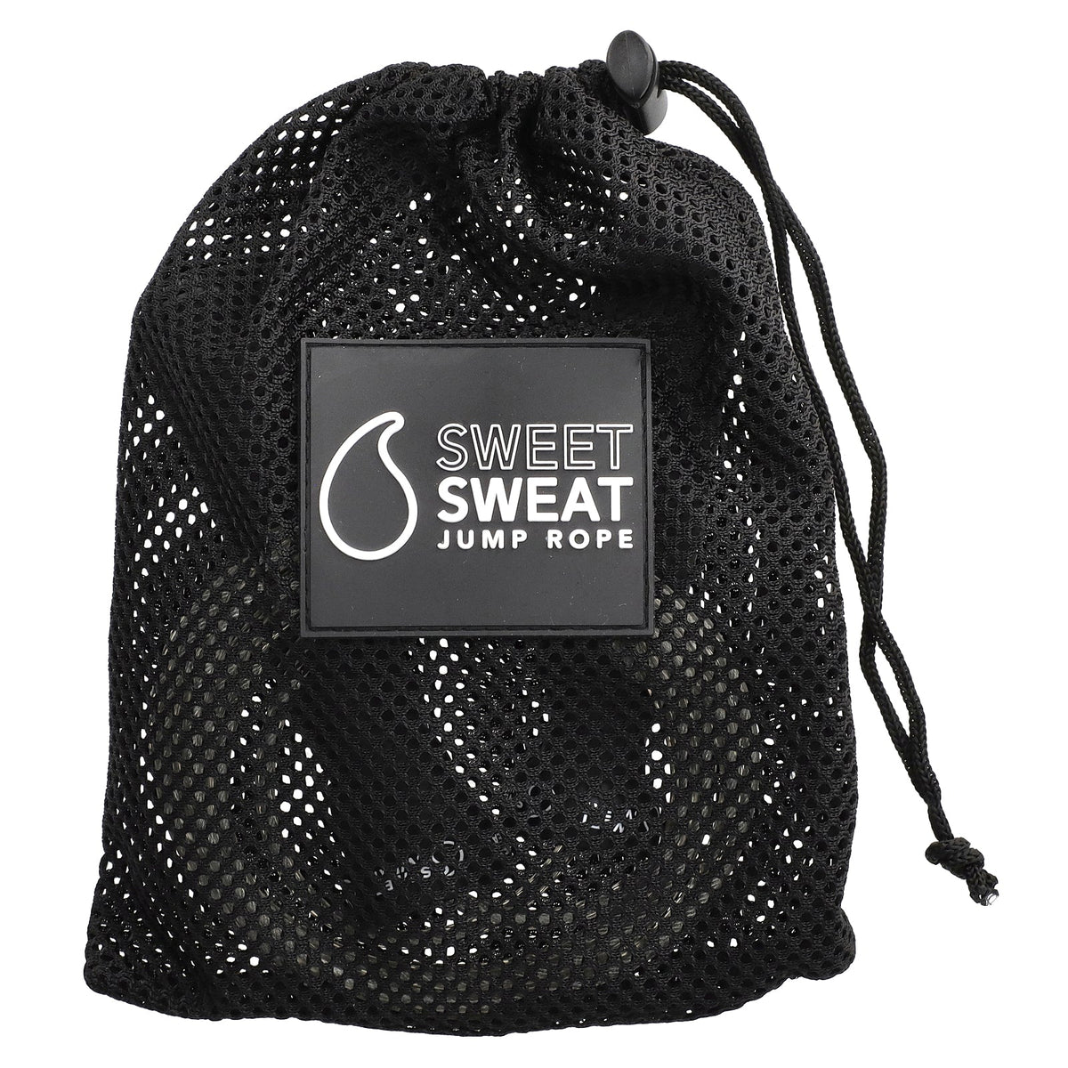 Sports Research, Sweet Sweat, Cable Jump Rope, Black, 1 Jump Rope