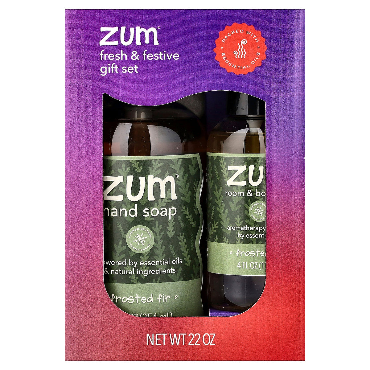 ZUM, Fresh & Festive Gift Set, 2 Piece Set