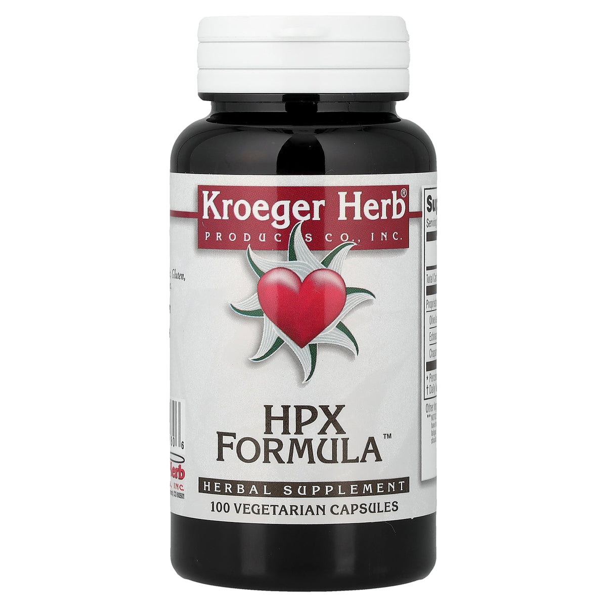 Kroeger Herb Co, HPX Formula™, 100 Vegetarian Capsules