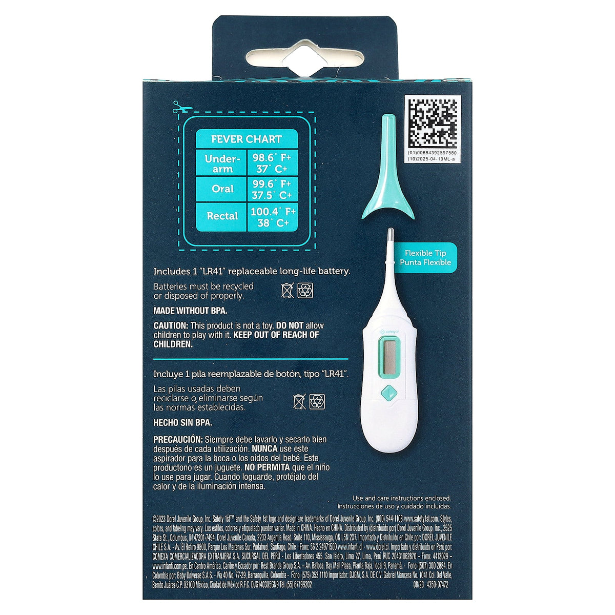Safety 1st, 3-in-1 Nursery Thermometer, 1 Count