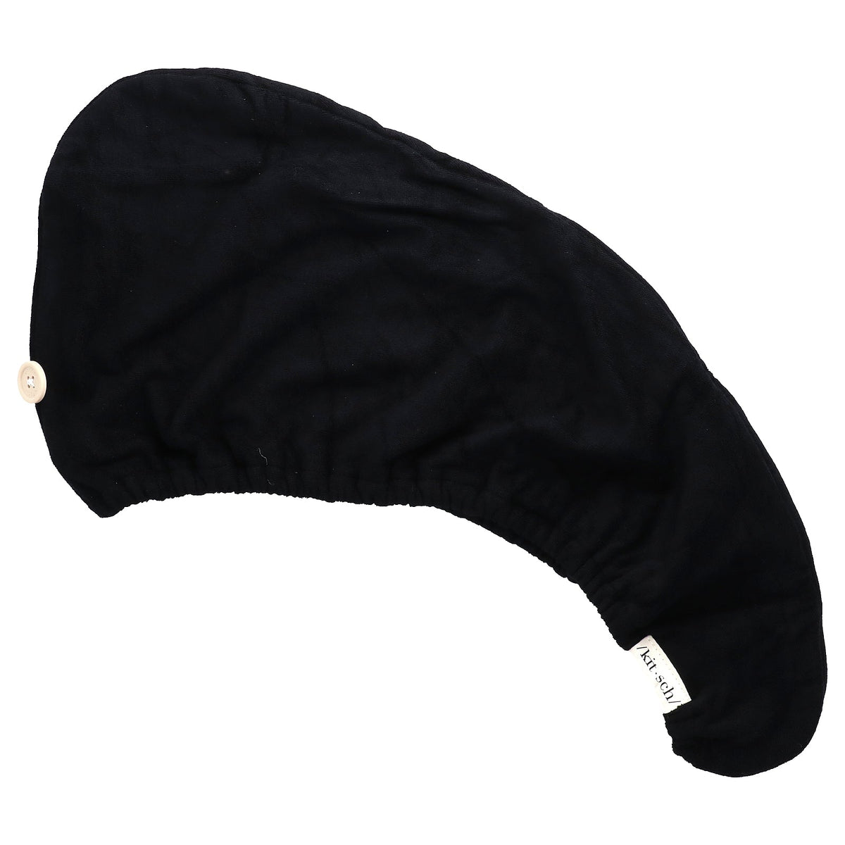 Kitsch, Eco-Friendly Hair Towel, Black, 1 Towel