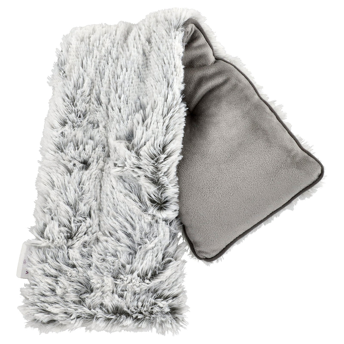 Warmies, Microwavable Neck Wrap, Marshmallow Gray, Relaxing Lavender, 1 Wrap