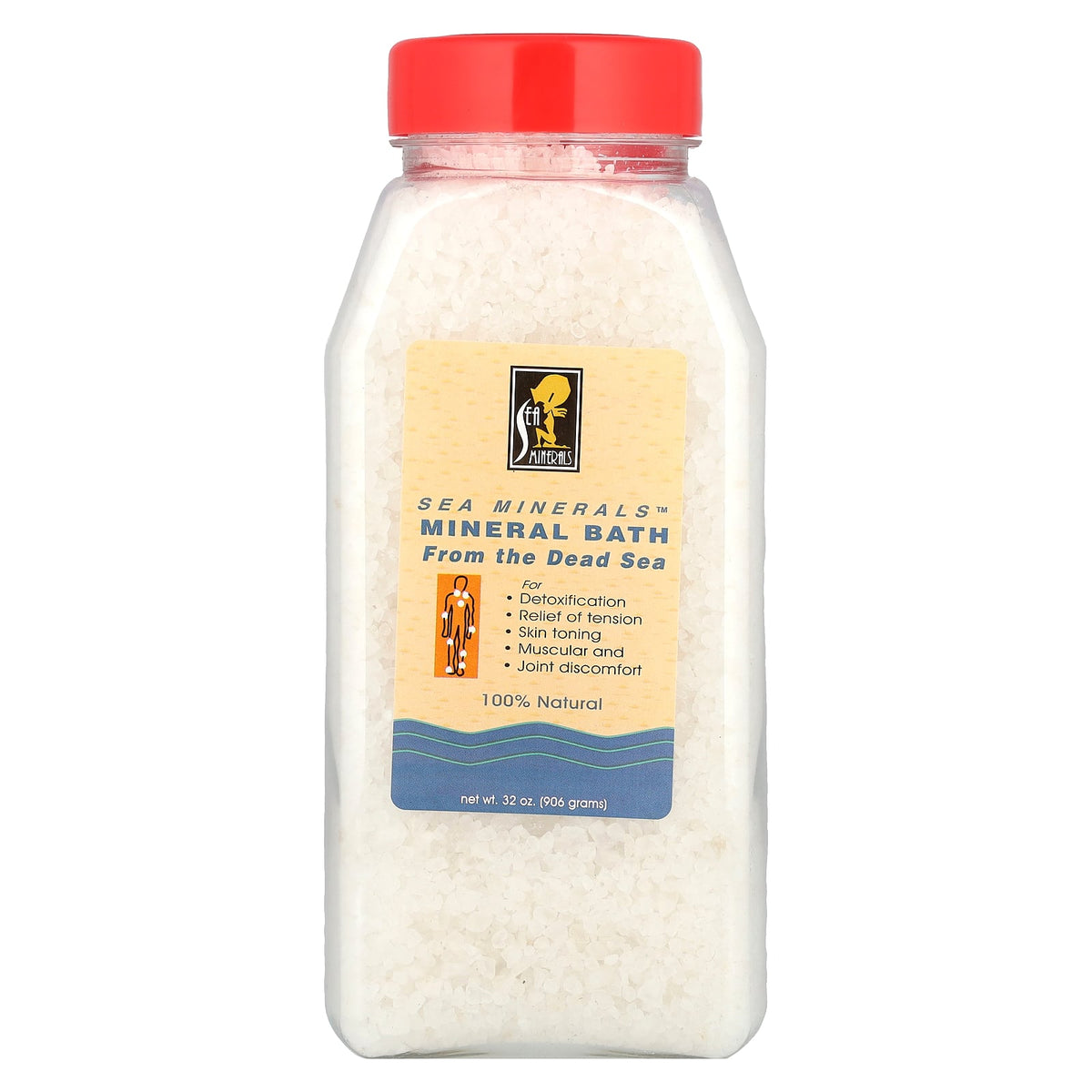 Sea Minerals, Mineral Bath From the Dead Sea, 32 oz (906 g)
