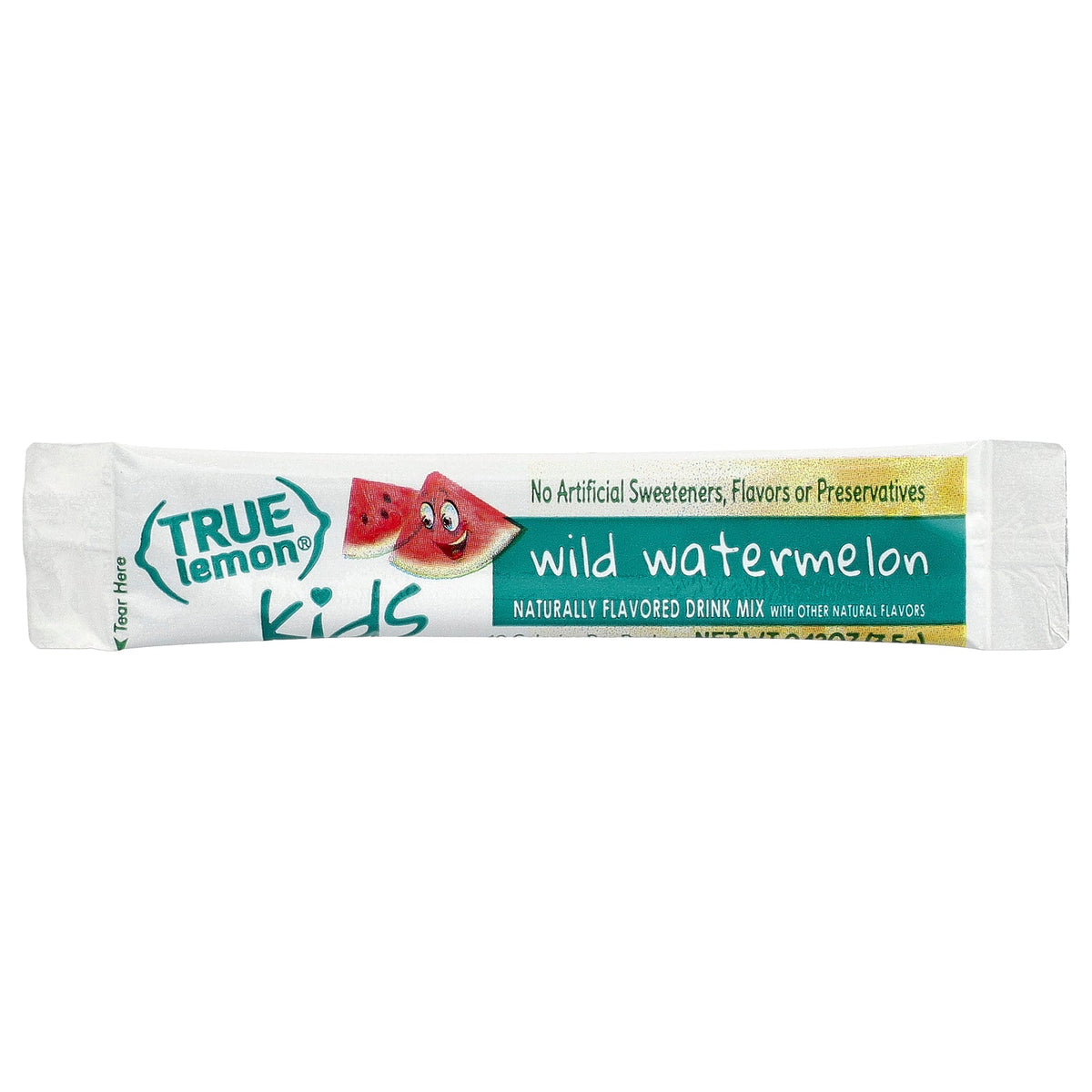 True Citrus, True Lemon®, Kids, Flavored Drink Mix, Wild Watermelon, 10 Packets, 0.12 oz (3.5 g) Each
