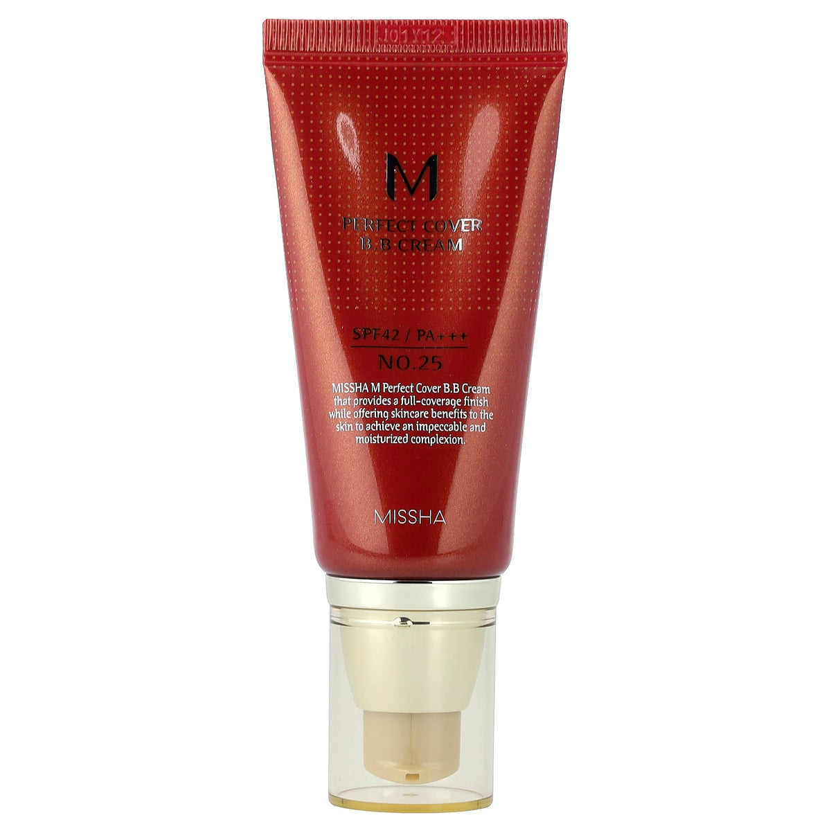 Missha, M Perfect Cover B.B Cream, SPF 42 PA+++, No. 25 Warm Beige, 1.69 fl oz (50 ml)