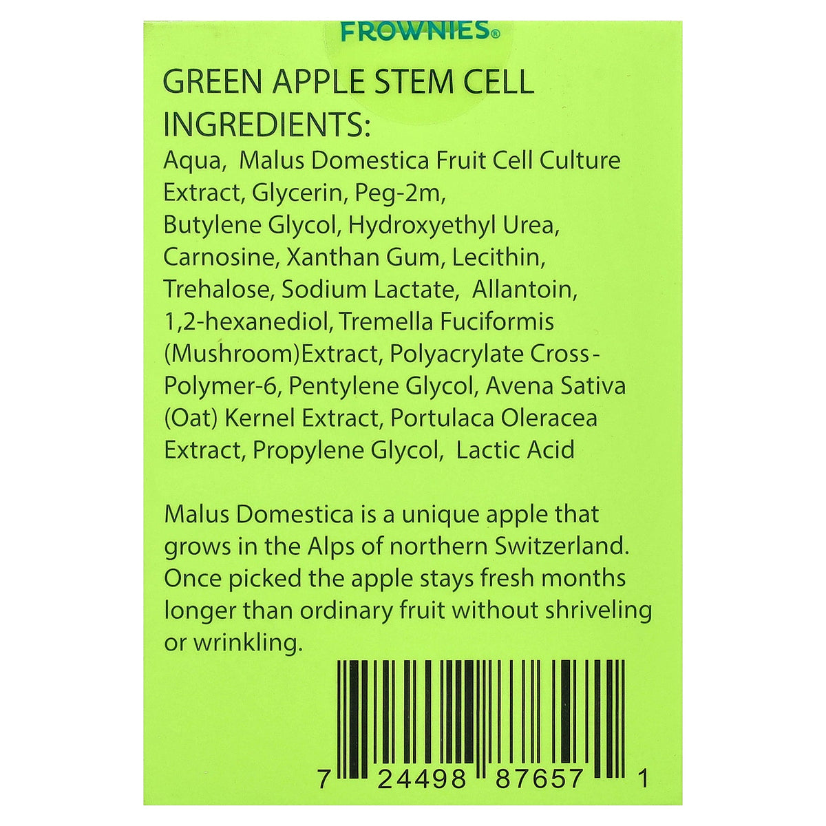 Frownies, Apple Serum, 15 Ampoules, 1 ml Each