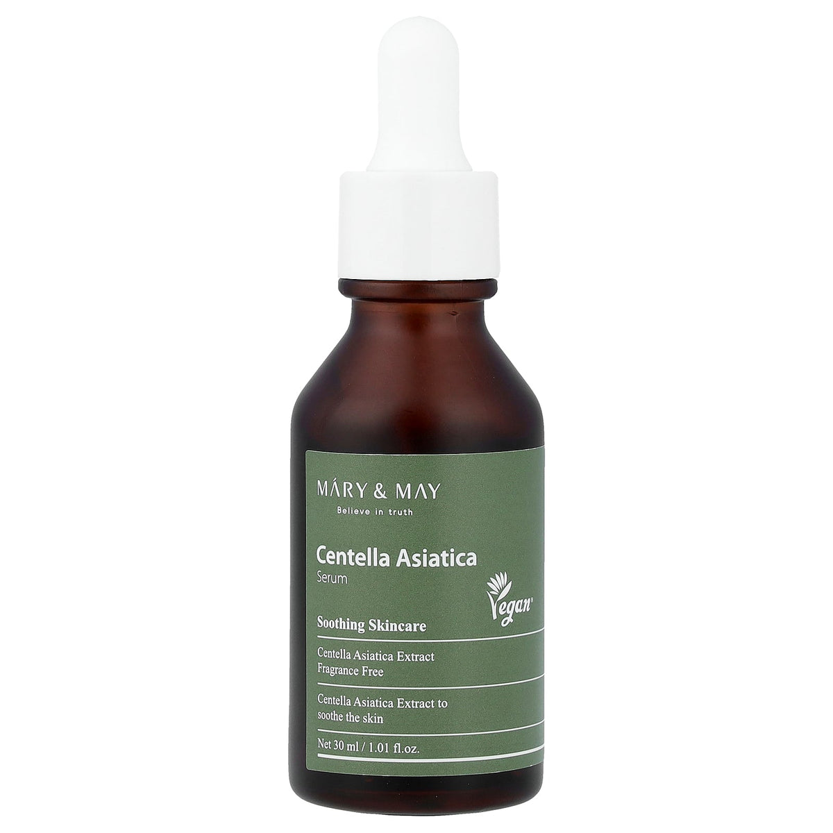 Mary & May, Centella Asiatica Serum, Fragrance Free, 1.01 fl oz (30 ml)