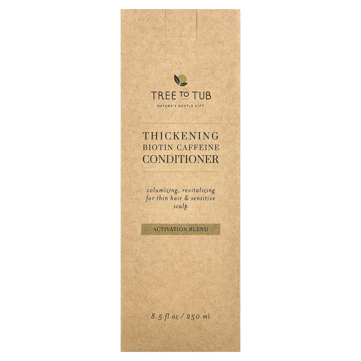 Tree To Tub, Thickening Biotin Caffeine Conditioner, 8.5 fl oz (250 ml)