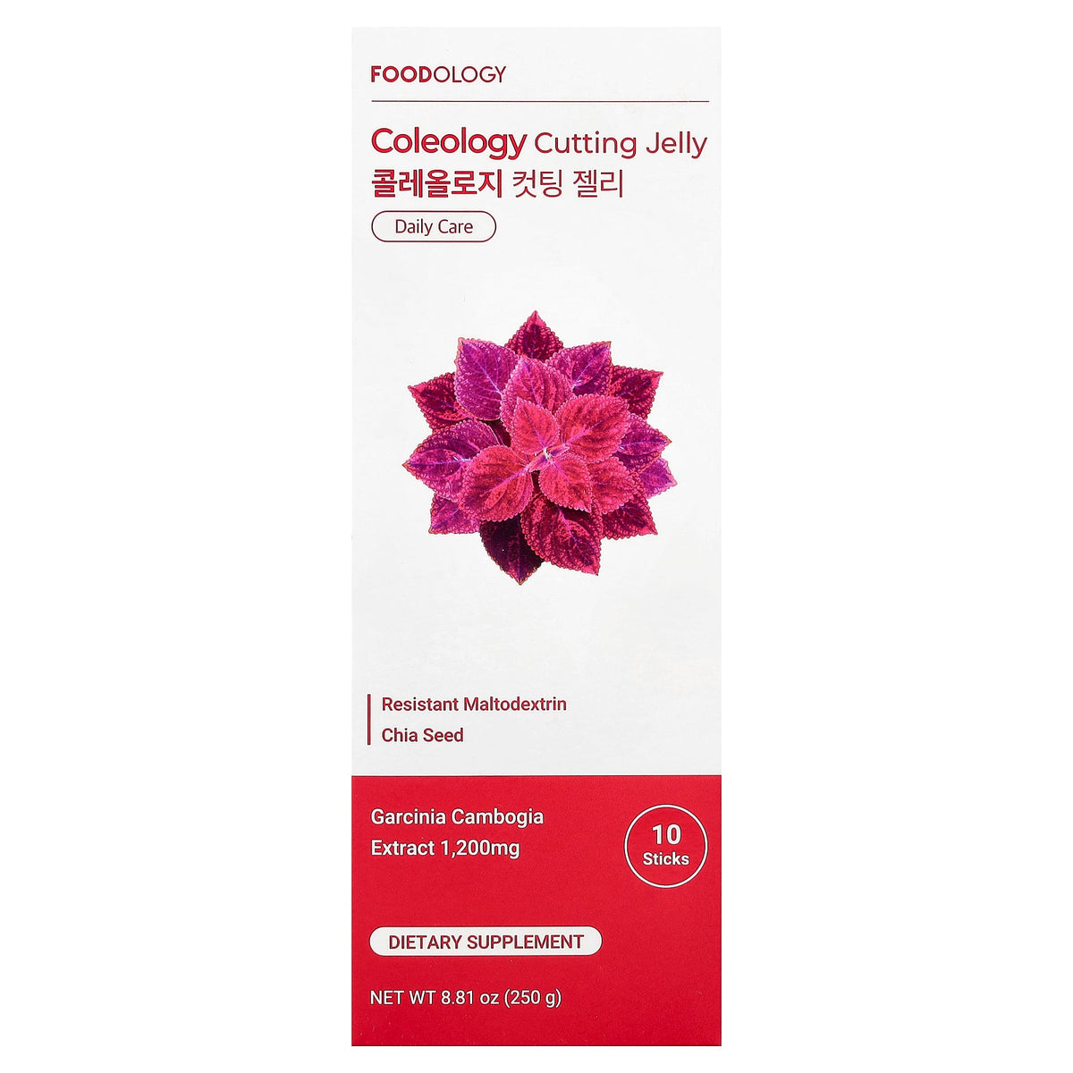 Foodology, Coleology Cutting Jelly, 10 Sticks, 0.88 oz (25 g) Each