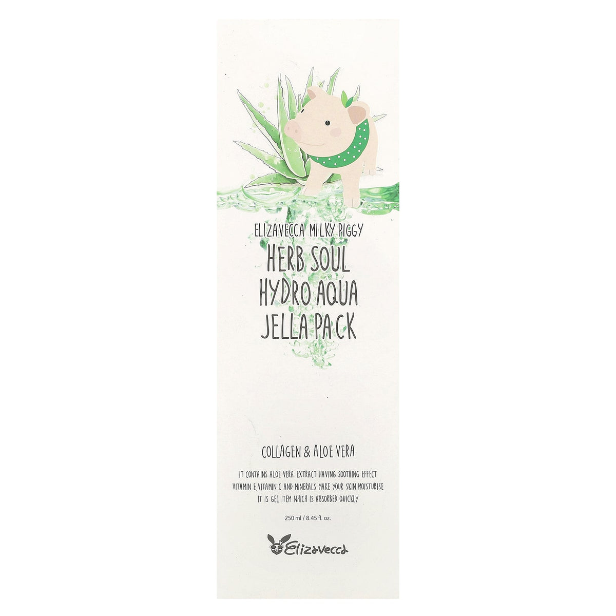 Elizavecca, Milky Piggy, Herb Soul Hydro Aqua Jella Pack, 8.45 fl oz (250 ml)
