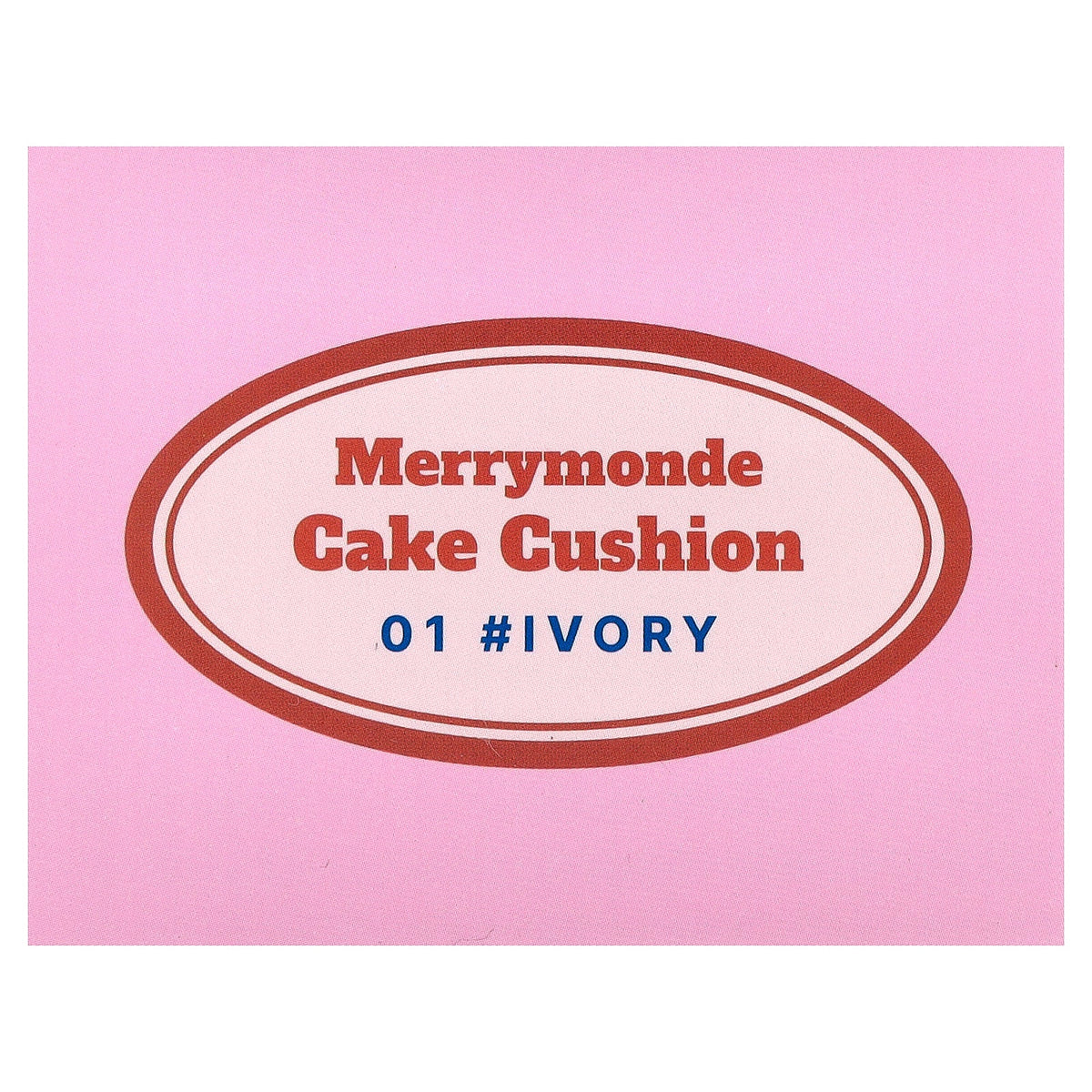 Merrymonde, Cake Cushion, SPF 40, PA ++, 01 Ivory, 2 Count, (11 g) Each