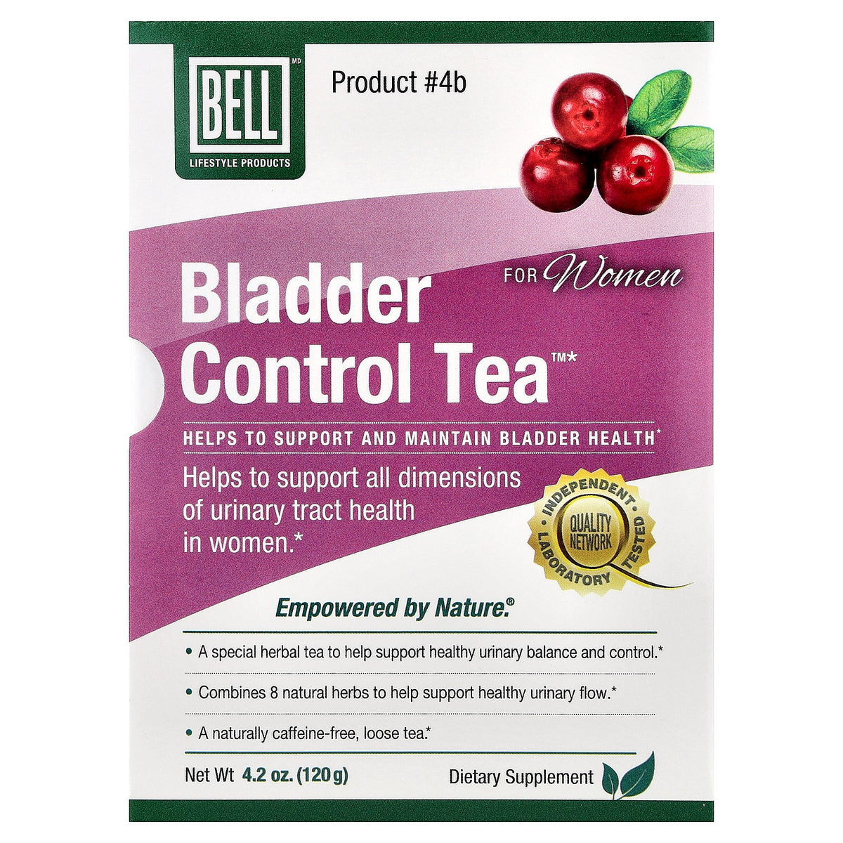 Bell Lifestyle, Bladder Control Tea™, For Women, Caffeine Free, 4.2 oz (120 g)