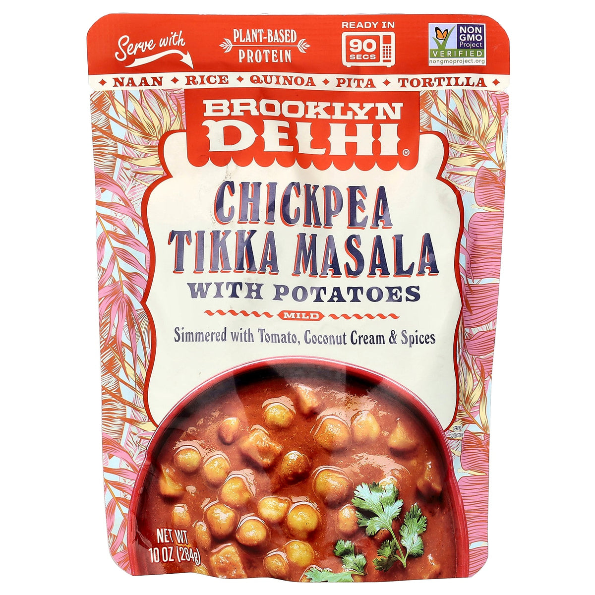 Brooklyn Delhi, Chickpea Tikka Masala with Potatoes, Mild, 10 oz (284 g)