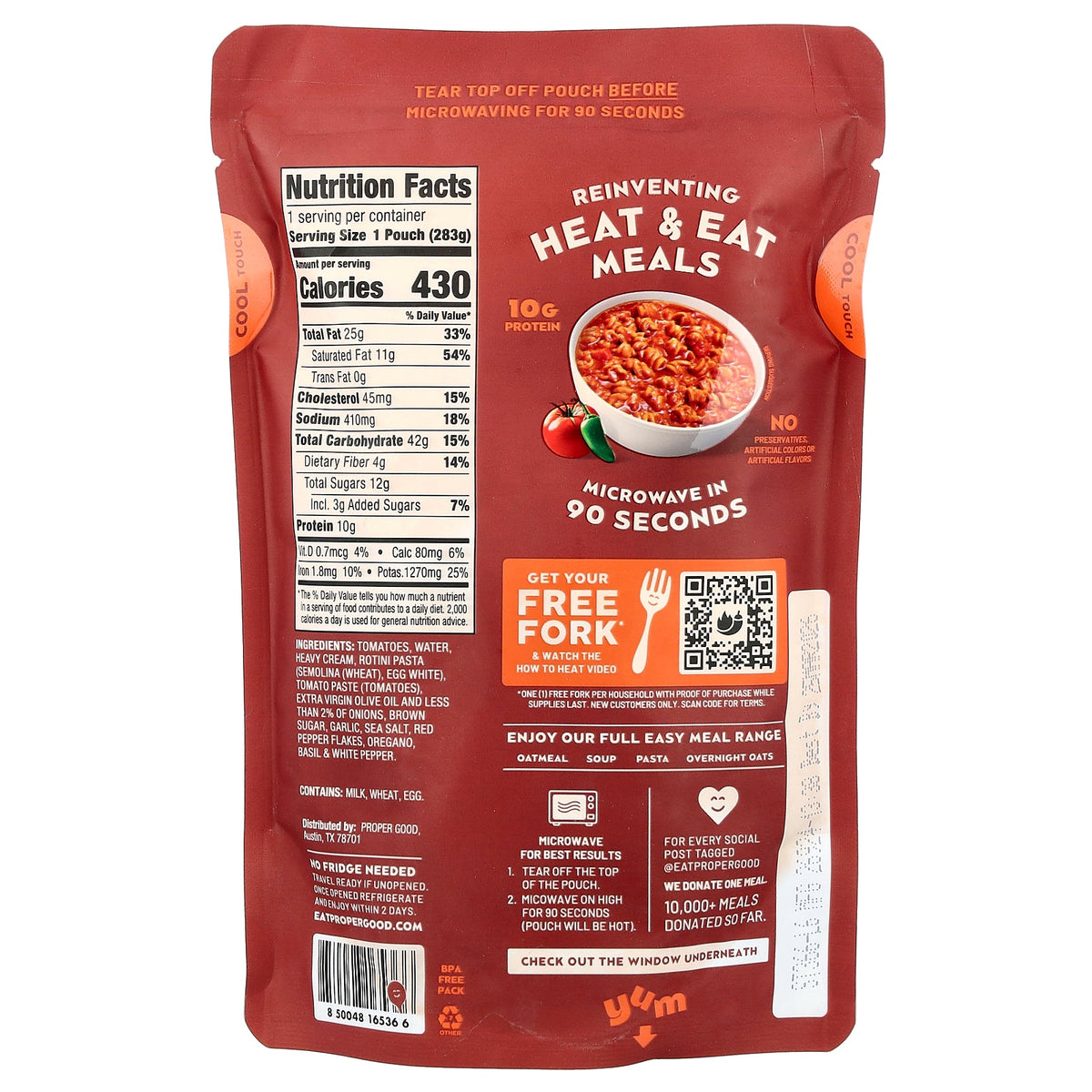 Proper Good, Ready to Heat & Eat, Spicy Tomato, Hot, 10 oz (283 g)