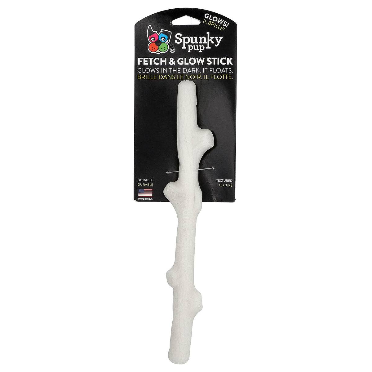 Spunky Pup, Fetch & Glow, Stick, 1 Toy
