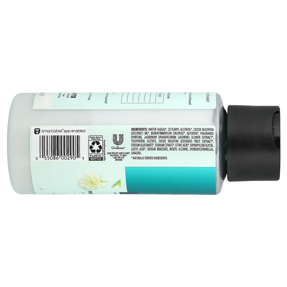 Love Beauty and Planet, Vegan Conditioner, Vitamin E + Complex, Coconut Milk & White Jasmine, For Curly Hair, 13.5 fl oz (400 ml)