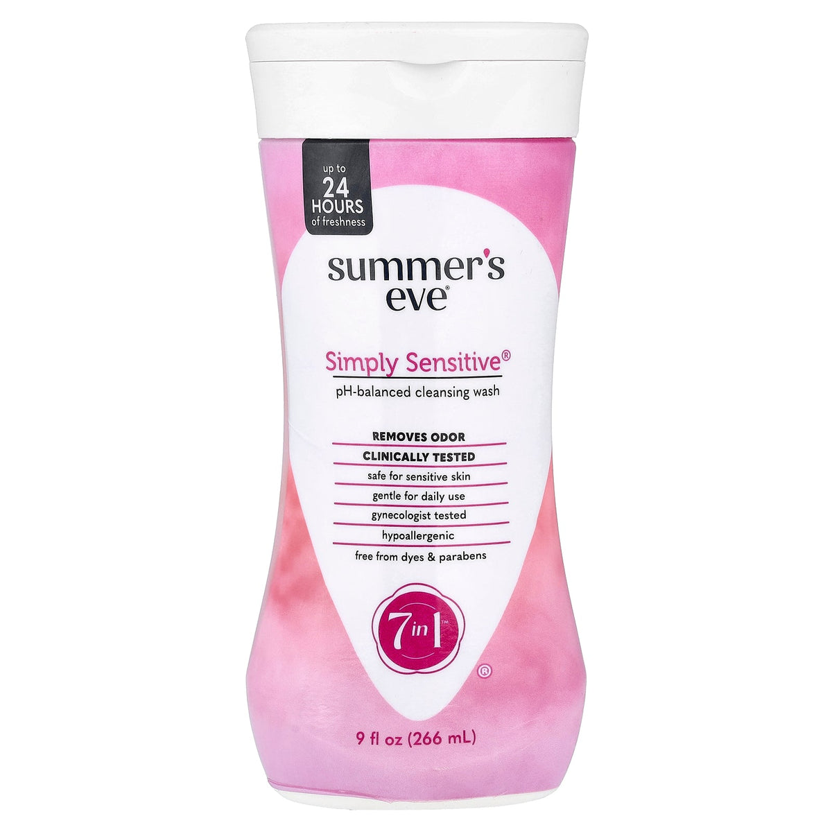 Summer's Eve, pH-Balanced Cleansing Wash, Simply Sensitive®, 9 fl oz (266 ml)