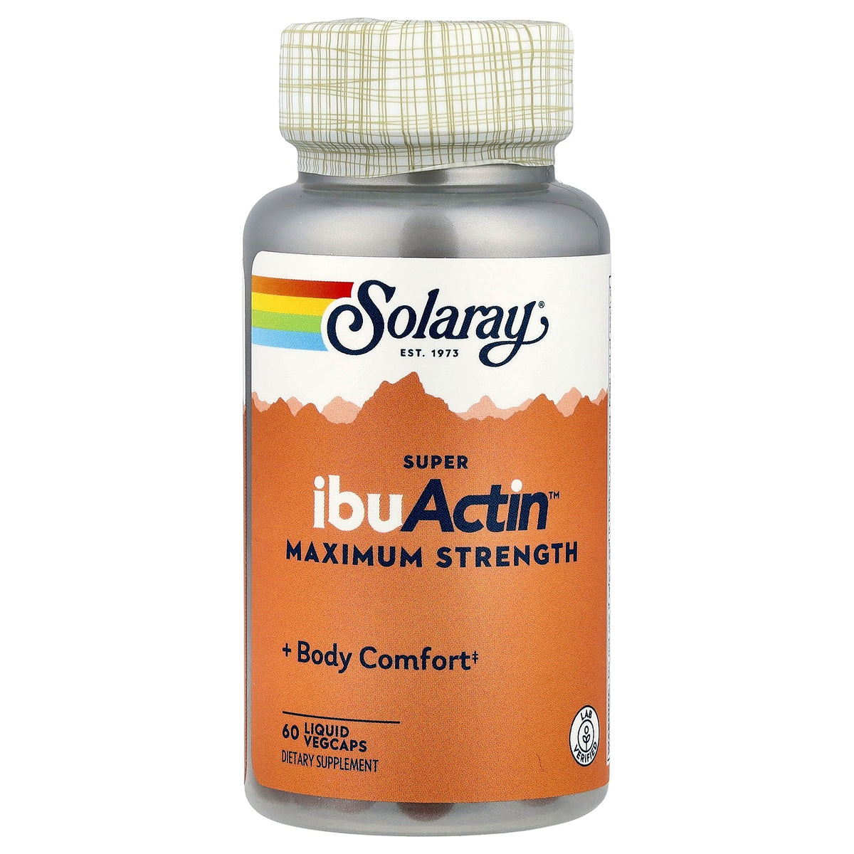 Solaray, Super IbuActin™, Maximum Strength, 60 Liquid VegCaps