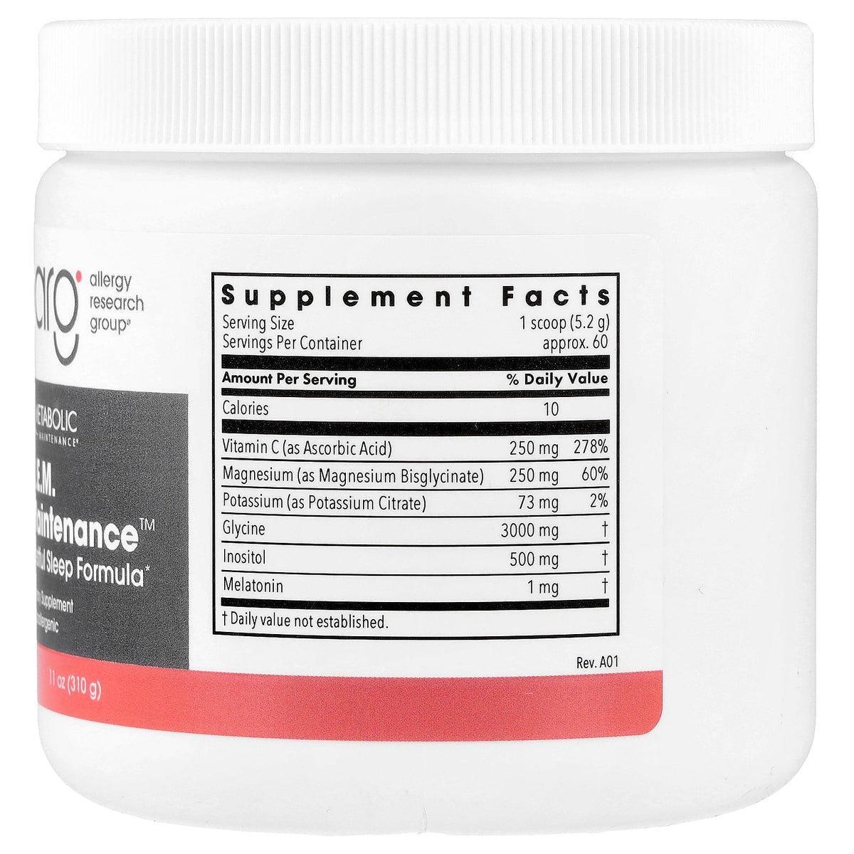 Metabolic Maintenance, R.E.M. Maintenance™, 11 oz (310 g)