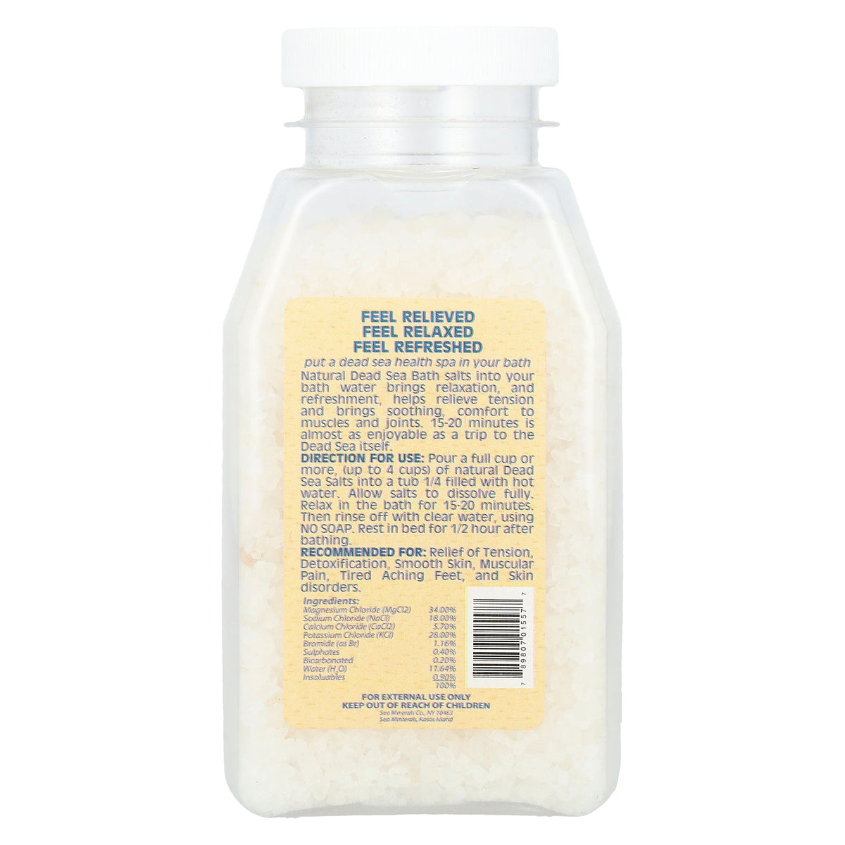 Sea Minerals, Mineral Bath from the Dead Sea, 16 oz (453 g)