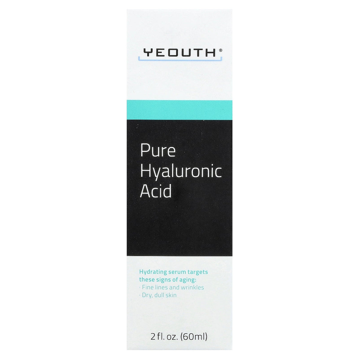 YEOUTH, Pure Hyaluronic Acid, 2 fl oz (60 ml)