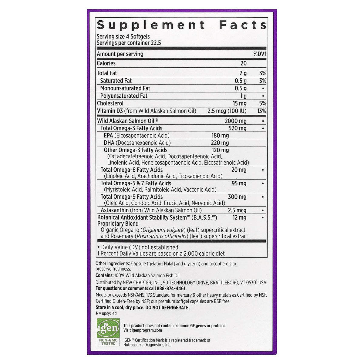 New Chapter, Wholemega™ Fish Oil, Tiny Caps™, 90 BSE-Free Softgels