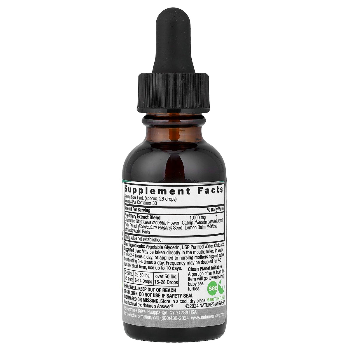 Nature's Answer, Bubble-B-Gone, Kids, Alcohol-Free, 1 fl oz (30 ml)