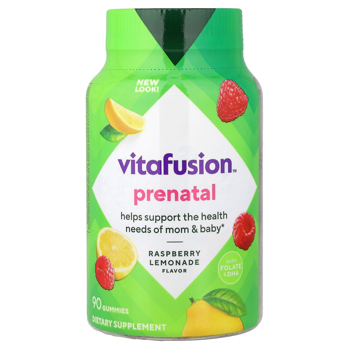 VitaFusion, Prenatal Gummies, Raspberry Lemonade, 90 Gummies