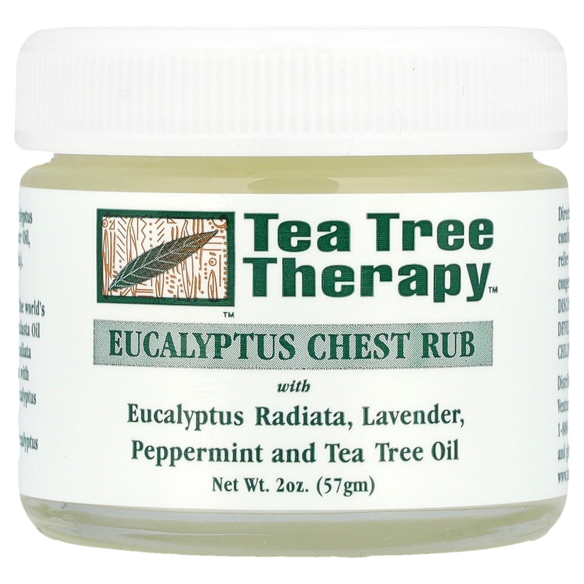Tea Tree Therapy, Eucalyptus Chest Rub, 2 oz (57 g)