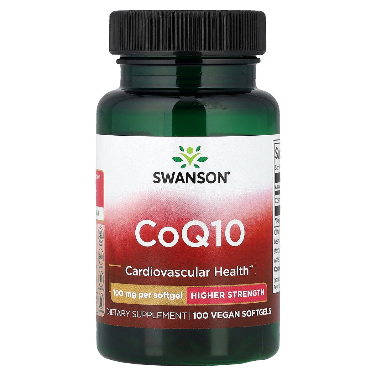 Swanson Vitamins, CoQ10, 100 mg, 100 Vegan Softgels