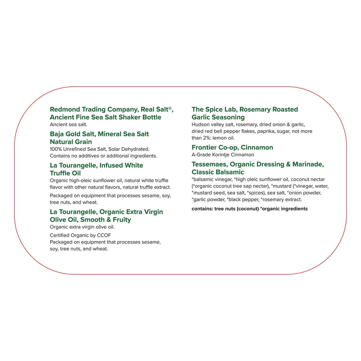 iHerb Exclusive, Pantry Essentials, Anniversary Collection, 8 Piece Set