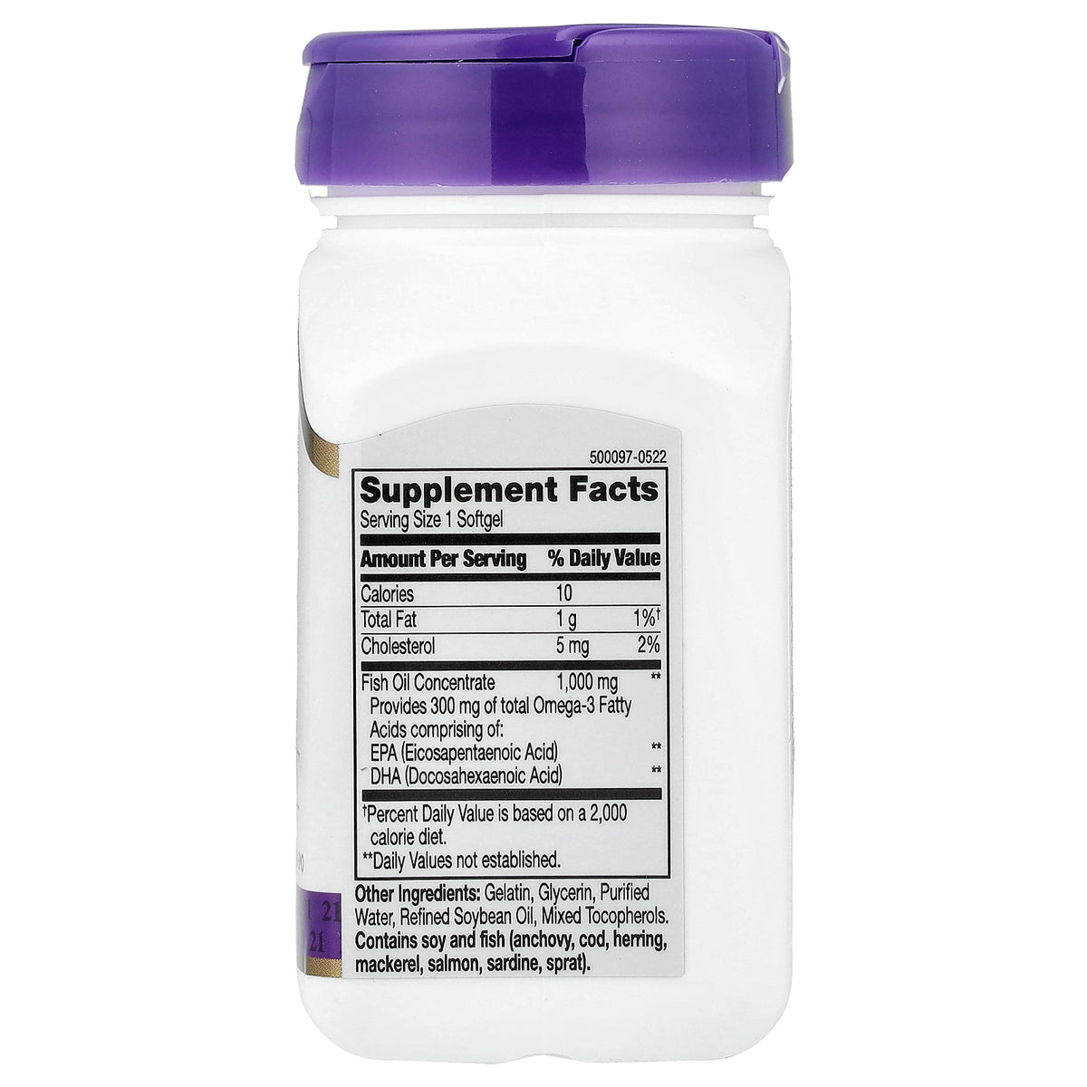 21st Century, Fish Oil, 1,000 mg, 60 Softgels
